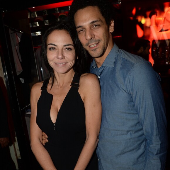 Sandra Zeitoun de Matteis et son compagnon Tomer Sisley - People au Vip Room lors de la fin de soirée de la première du film "Dalida" à Paris le 30 novembre 2016. © Rachid Bellak/Bestimage