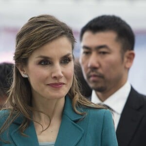 Le roi Felipe VI et la reine Letizia d'Espagne, accompagnés de l'impératrice Michiko du Japon, ont visité les sanctuaires de Shizuoka Sengen-jinja à Shizuoka, à l'occasion de leur voyage officiel de 3 jours au Japon. Le 7 avril 2017  Spanish Queen Letizia during visit Sengen JinjaTemple on occasion of her official visit to Japan in Shizouka on Friday 7 April 2017. On the third day of their 3 day tour of Japan07/04/2017 - Shizuoka