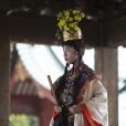 Le roi Felipe VI et la reine Letizia d'Espagne, accompagnés de l'impératrice Michiko du Japon, ont visité les sanctuaires de Shizuoka Sengen-jinja à Shizuoka, à l'occasion de leur voyage officiel de 3 jours au Japon. Le 7 avril 2017  Dancer in Sengen Jinja Temple during spanish kings official visit to Japan in Shizouka on Friday 7 April 2017.07/04/2017 - Shizuoka
