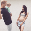 Greg Rutherford et sa compagne Susie Verrill, parents depuis 2014 d'un petit Milo, ont révélé le 10 avril 2017 attendre leur second enfant, un autre garçon. Photo Instagram.