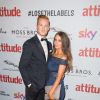 Greg Rutherford et sa compagne Susie Verill lors de la soirée des 2016 Attitude Awards à Londres.