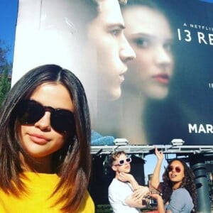 Photo de Selena Gomez, Tommy Dorfman et Alisha Boe. Avril 2017.