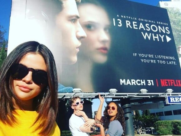 Photo de Selena Gomez, Tommy Dorfman et Alisha Boe. Avril 2017.