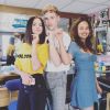 Photo de Selena Gomez, Tommy Dorfman et Alisha Boe. Avril 2017.