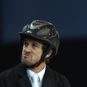 Guillaume Canet lors de la deuxième journée du Longines Masters de Paris 2016 au parc des expositions de Villepinte le 2 décembre 2016. © Dominique Jacovides-Cyril Moreau/Bestimage