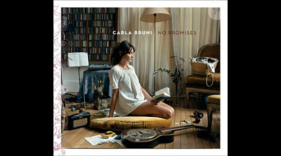 Carla Bruni, qui sera désormais représentée et conseillée par #np, société de Pascal Nègre, prépare en 2017 la sortie de son cinquième album. Photo : pochette de son album No promises (2007).