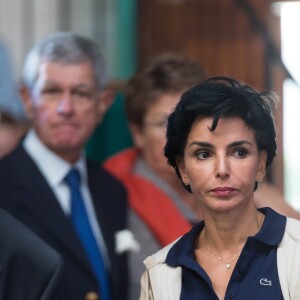 Rachida Dati lors du meeting de campagne de Nicolas Sarkozy à Marcq-en-Baroeul, le 21 septembre 2016.