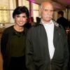 Exclu - Rachida Dati, son père et Bernadette Chirac - Diner au profit de la fondation Hopitaux de Paris, à Paris, le 14 octobre 2009