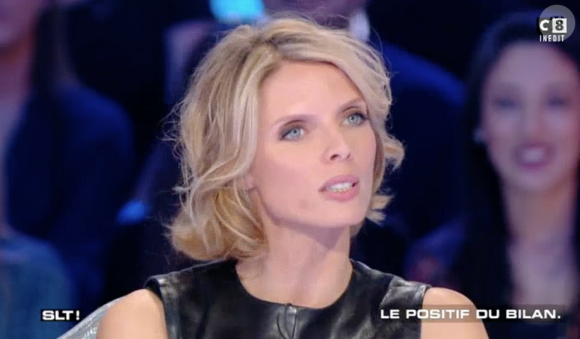 Sylvie Tellier sur le plateau de "Salut les Terriens !" sur C8. Le 15 avril 2017.