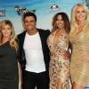 Nicole Eggert, Jeremy Jackson, Traci Bingham et Gene Lee Nolin arrivent pour le Comedy Central Roast de David Hasselhoff à Los Angeles, le 1er août 2010