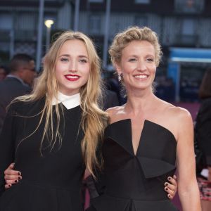 Alexandra Lamy et sa fille Chloé Jouannet - Avant-première du film "Les recettes du Bonheur" lors du 40e festival du cinéma américain de Deauville le 6 septembre 2014.