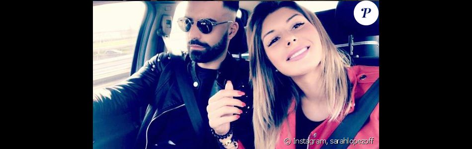 Sarah Lopez des &quot;Anges 9&quot; et Vincent Queijo en couple, Instagram, 2017