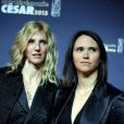 Sandrine Kiberlain et Jeanne Herry - Photocall de la 40e cérémonie des César au théâtre du Châtelet à Paris. Le 20 février 2015