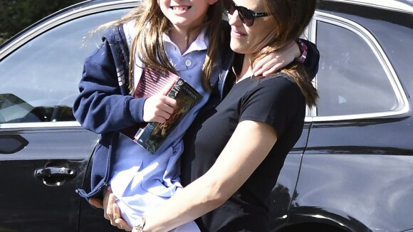 Jennifer Garner : Une super maman qui porte à bout de bras sa fille de 8 ans