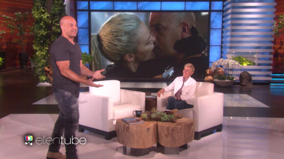 Vin Diesel parle de son baiser avec Charlize Theron dans The Ellen Show