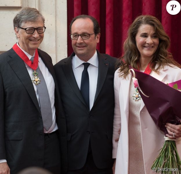 Melina et Bill Gates : Le super couple décoré par François ...