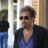 Exclusif - Al Pacino quitte un restaurant avec un ami à Beverly Hills le 3 septembre 2016.