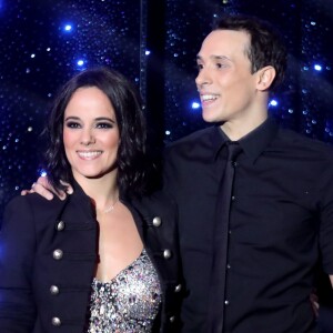 Alizée et son mari Grégoire Lyonnet - Tournage de l'émission "Tous au Moulin Rouge pour le Sidaction" au Moulin Rouge à Paris le 20 mars. L'émission sera diffusée sur France 2 le samedi 25 mars 2017 à 21h00.