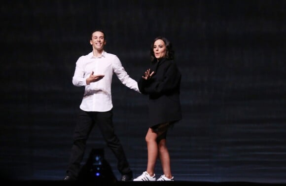 Grégoire Lyonnet et sa compagne Alizée - Dernière du spectacle de Brahim Zaibat "Rock It All Tour" à l'Olympia à Paris, avec en première partie DJ Pone et la présence exceptionnelle de Sean Garnier. Le 1er décembre 2015