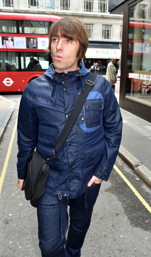 Liam Gallagher se rend au tribunal à Londres le 16 September 2015. La rock star est impliqué dans un litige d''argent avec son ex-femme Nicole Appleton.