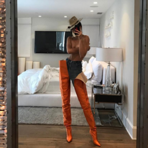 Kendall Jenner a publié une photo d'elle topless sur Instagram le 29 avril 2017