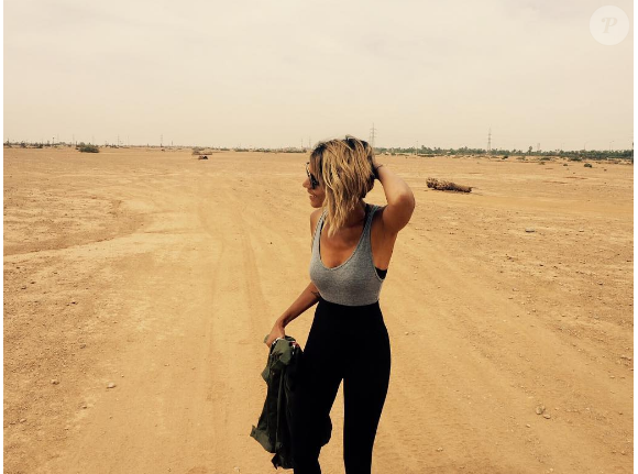 Shy'm a publié une photo d'elle sur sa page Instagram en avril 2017