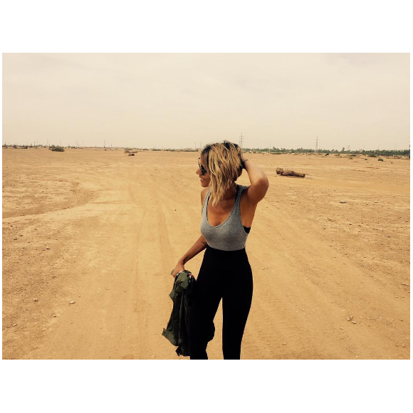Shy'm a publié une photo d'elle sur sa page Instagram en avril 2017