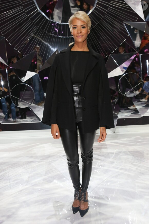 Shy'm au défilé de mode Shiatzy Chen collection prêt-à-porter Printemps/Eté 2017 lors de la fashion week à Paris, le 4 octobre 2016. © CVS/Veeren/Bestimage