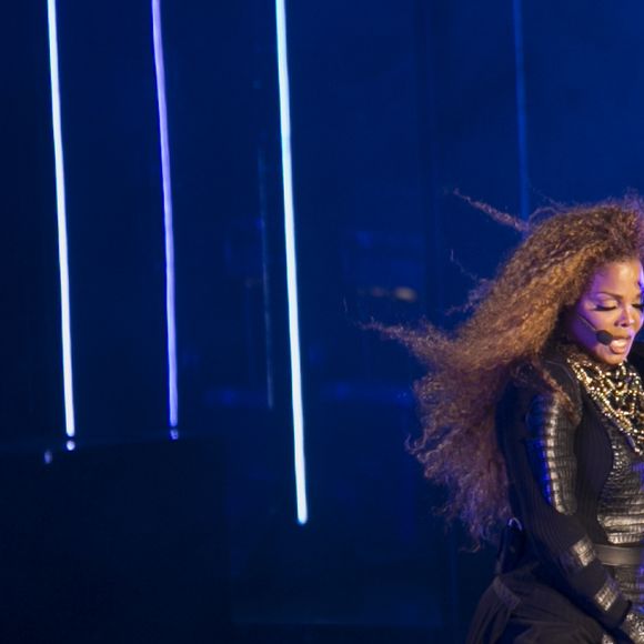 Janet Jackson en concert à la Dubaï World Cup le 26 mars 2016.