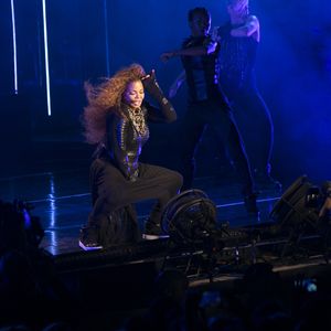 Janet Jackson en concert à la Dubaï World Cup le 26 mars 2016.