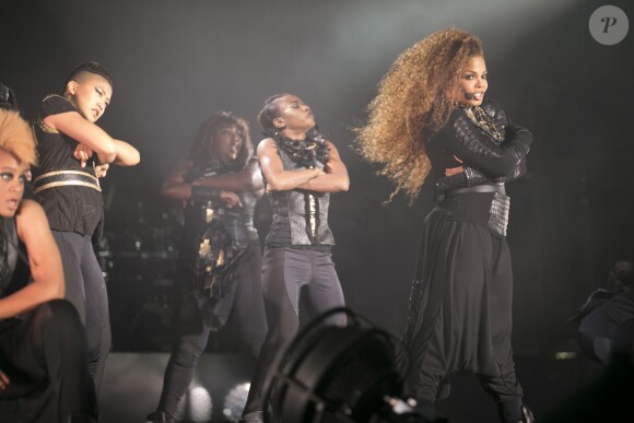 Janet Jackson en concert à la Dubaï World Cup le 26 mars 2016.