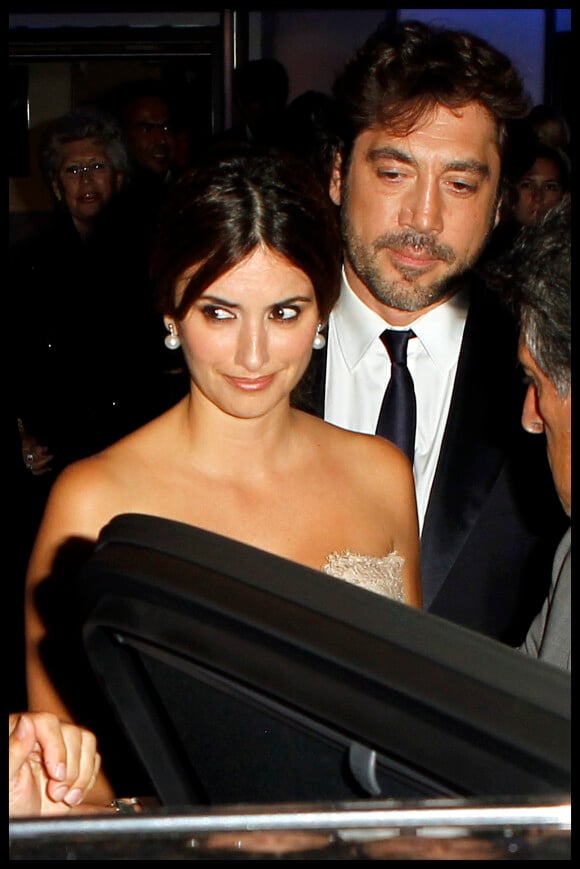 Javier Bardem et sa femme Penélope Cruz lors du Festival de Cannes 2010