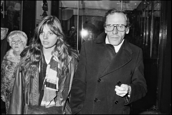Jean-Louis Trintignant et sa fille Marie en 1980 à Paris