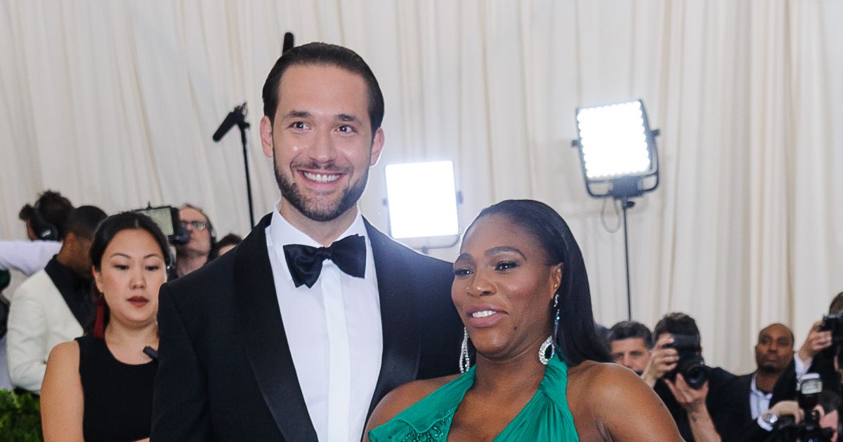 Serena Williams, enceinte de son premier enfant, et son compagnon ...