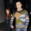 Nicola Roberts et son compagnon Carl Davies quittent le Met Bar à Londres, le 11 mars 2007