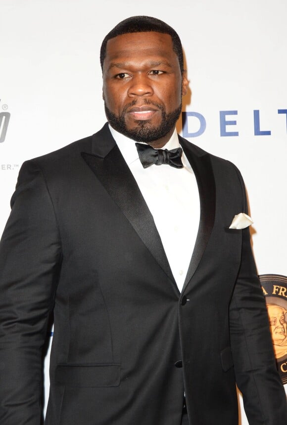 50 Cent (Jackson Curtis) - People à la soirée "Friars Club Entertainment Icon Award Presentation" à New York le 21 septembre 2016.
