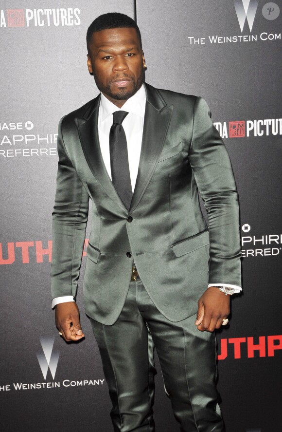 50 Cent (Curtis Jackson) - Première du film "Southpaw" à New York le 20 juillet 2015.