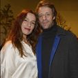 Zoé Felix et son compagnon Benjamin Rolland - Remise du prix de La Fondation Diane &amp; Lucien Barrière 2015 au théâtre Tristan Bernard à Paris, pour la pièce "Je vous écoute" à Paris le 1er février 2016. © Coadic Guirec/Bestimage