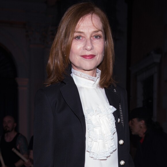 Isabelle Huppert - Dîner de la "François Pinault Foundation" lors de la 57ème Biennale Internationale d'Art à Venise, le 10 mai 2017