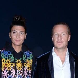 Giovanna Battaglia et son mari Oscar Engelbert - Dîner de la "François Pinault Foundation" lors de la 57ème Biennale Internationale d'Art à Venise, le 10 mai 2017