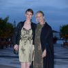 Audrey Marnay, Servane Giol - Dîner de la "François Pinault Foundation" lors de la 57ème Biennale Internationale d'Art à Venise, le 10 mai 2017