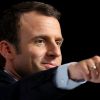 Emmanuel Macron (candidat du mouvement "En Marche !" pour les élections présidentielles de 2017) tient un meeting de campagne le 28 Avril 2017 à Châtellerault. © Patrick Bernard/ Bestimage