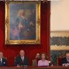 Le roi Juan Carlos, la reine Sofia - Le roi Juan Carlos décore sa soeur l'infante Margarita de la médaille d'or de l'Académie royale de médecine à Madrid en Espagne le 8 mai 2017.  King Juan Carlos sister Infanta Margarita receives the Golden Medal of The Royal Academy of Medicine in Madrid, Spain on May 8, 201708/05/2017 - Madrid