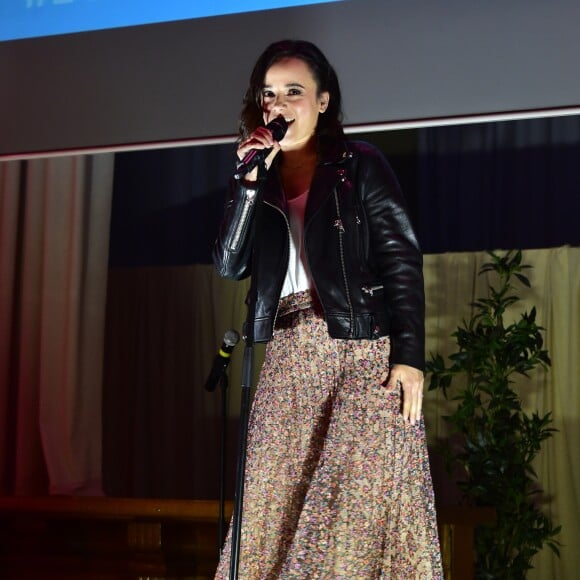 Exclusif - Alizée - Célébrités lors du dîner caritatif pour l'Euro foot jeunes organisé à la Mairie de Lille le 4 juin 2016. © Giancarlo Gorassini / Bestimage