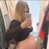 Alexia Mori (Secret Story 7) enceinte de 9 mois.