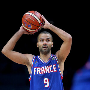 Tony Parker - Défaite de l'équipe de France face à l'Espagne lors de la demi-finale de l' Eurobasket à Lille, France le 17 septembre 2015.