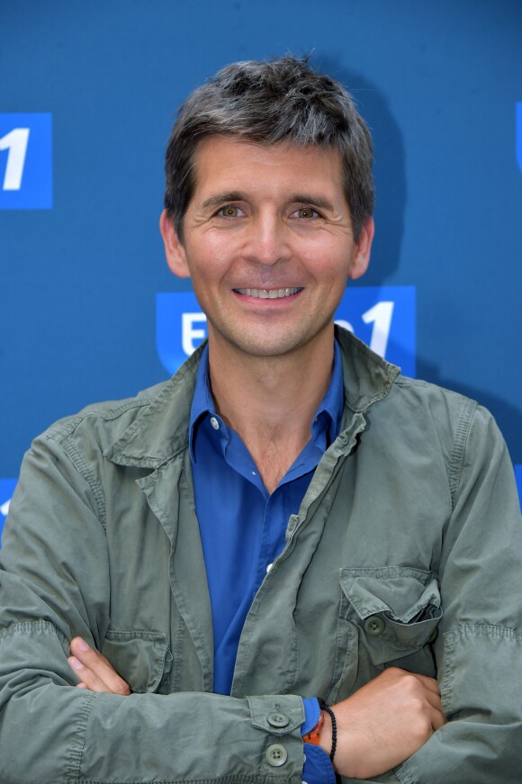 Thomas Sotto à la conférence de rentrée de la radio Europe 1 au Musée Maillol à Paris le 13 septembre 2016.