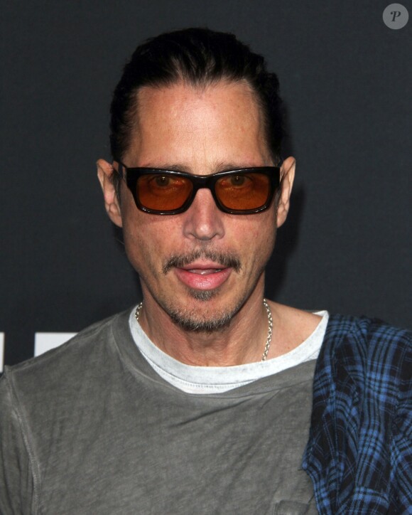 Chris Cornell (chanteur de Soundgarden) - People au défilé Saint Laurent à Hollywood le 10 février 2016.