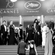 Les gagnants de l'opération #OrangeSponsorsYou lors de la montée des marches du Festival de Cannes 2017 - 17 mai 2017
