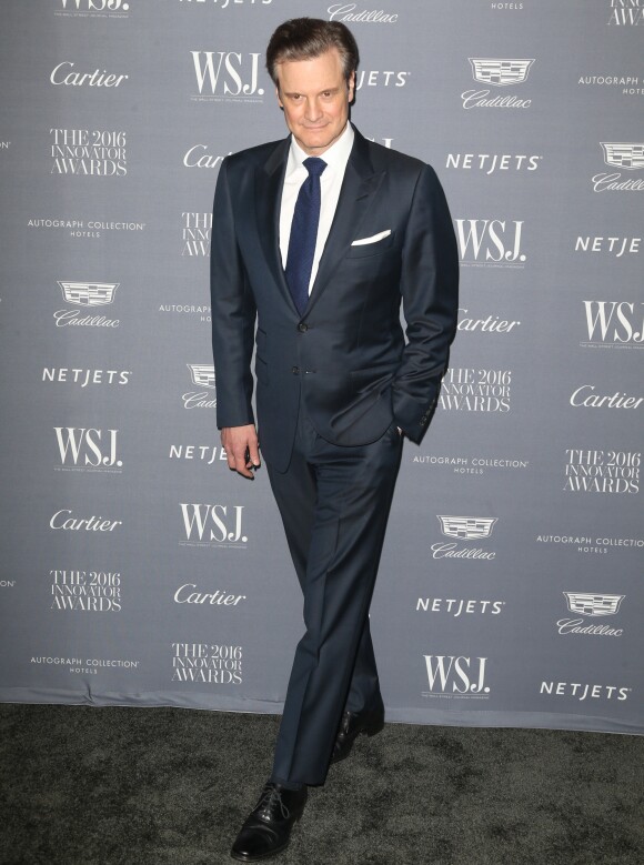 Colin Firth à la soirée Wall Street Journal Innovator Awards à New York, le 2 novembre 2016